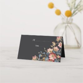 Cartão De Mesa Placa de Local Geométrico do ouro