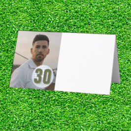 Cartão De Mesa Placa de lugar dobrada do partido pai Golf