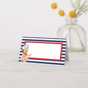 Cartão De Mesa Placa de Mesa de Dobragem Náutica