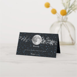 Cartão De Mesa Placa Lunar de Local de Recepção