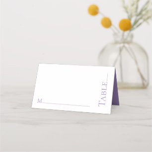 Cartão De Mesa Placas de lugar de Recepção de casamento de Lava