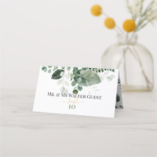 Cartão De Mesa PRIMAVERA BEAUTY BOTANICAL GREENERY Weding