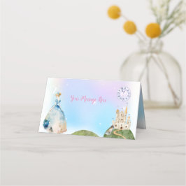 Cartão De Mesa Princesa Birthday Kids