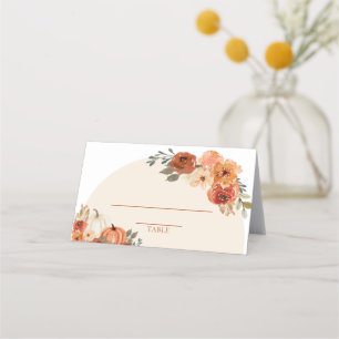 Cartão De Mesa Queda de Aquarela Bomba Queimada Laranja Queimada 