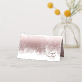 Cartão De Mesa Reflexões de Aquarela Mesa de Canela ID774