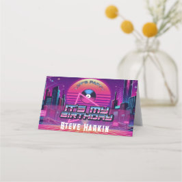 Cartão De Mesa Rockin Vaporwave