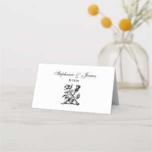 Cartão De Mesa Rosa Heráldico e este Casaco do Armamento Crest E
