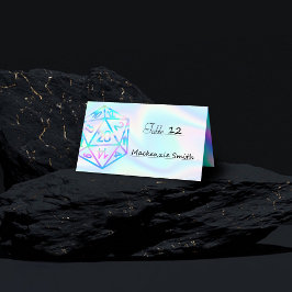 Cartão De Mesa RPG Dice | Holo Fantasy Retro Tabletop PnP Gamer
