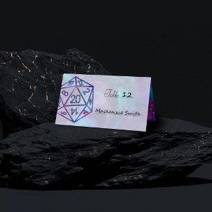 Cartão De Mesa RPG Dice   Nebula Fantasy Retro Tabletop PnP Gamer