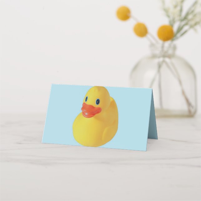 Cartão De Mesa Rubber Ducky (Frente)