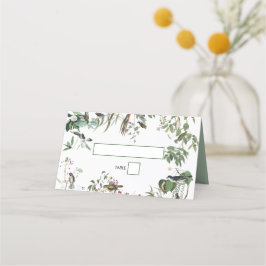 Cartão De Mesa Rustic Eucalyptus Deixa Vintage Greenery Casamento