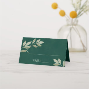 Cartão De Mesa Sage & Emerald Deixa Escrita Legante De Casamento