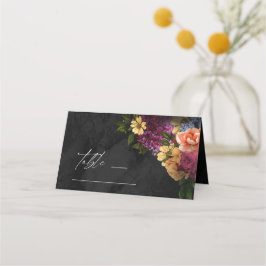 Cartão De Mesa Sultry Nights Floral Wedding Mesa ID829