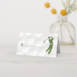 Cartão De Mesa Tema de Golfe Bar Mitzvah