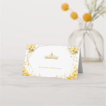 Tiaro Floral Borboleta Amarela Dourada Quinceañera