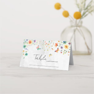 Cartão De Mesa Toalhete de Assento de Mesa de Borboleta Floral Aq