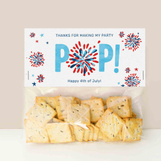 Cartão De Mesa Toppers da Festa de aniversário de 4 de julho