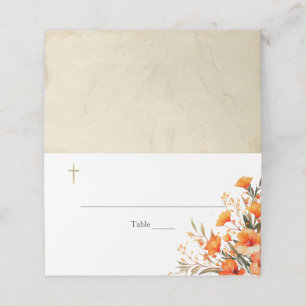 Cartão De Mesa Uma Vida Iluminada Batismo Cristão Ortodoxo