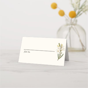 Cartão De Mesa Vaso Floral de Casamento de Jardim Toscano Italian