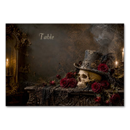 Cartão de Mesa Velvet Bone Gothic Halloween | Asso