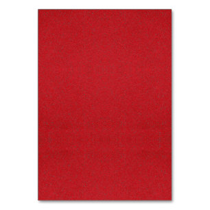 Cartão de Mesa Vermelho Texturizado Personalizado