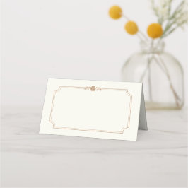 Cartão De Mesa Vintage Library Wedding