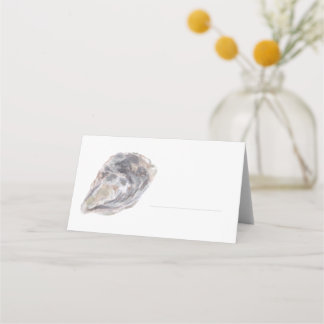 Cartão De Mesa Watercolor Oyster Place Card