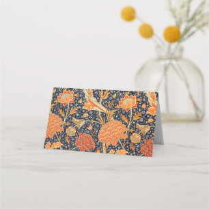 Cartão De Mesa William Morris Cray Floral Art Nouveau Pattern