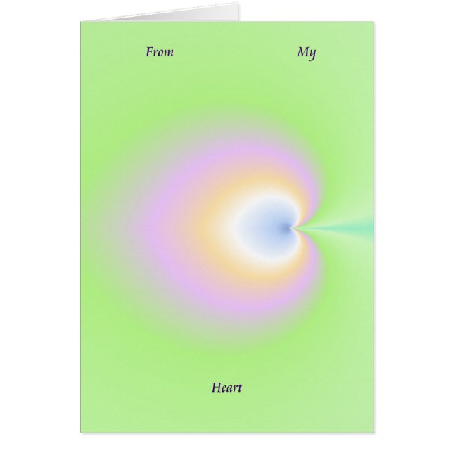 Cartão De meu coração (Frente)