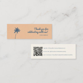 cartão de mídia social de código qr da parte de ap