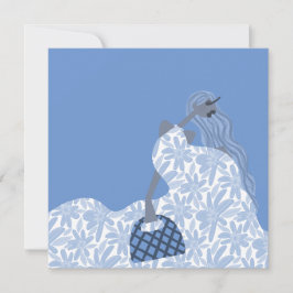 Cartão de Moda do Partido do Jardim Floral Feminin