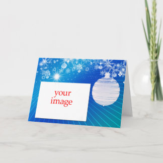 Cartão de modelo de foto de Natal