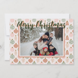 Cartão de Modelo de Foto para Ornações de Sage Ros