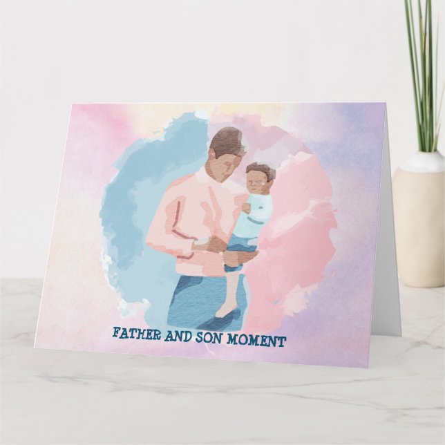 CARTÃO DE MOMENTO DE PAI E FILHO (Frente)
