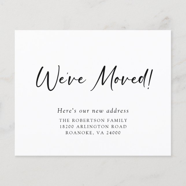 Cartão de Movimentação de Caixa de Correio de Core (Frente)