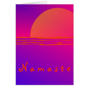 Cartão de Namaste