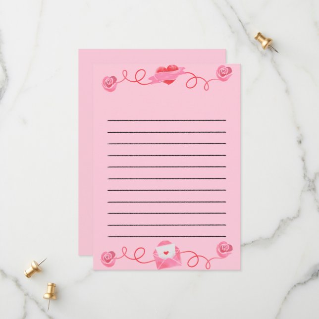 Cartão de Namorados de Amor (Frente/Verso In Situ)