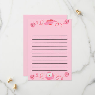 Cartão de Namorados de Amor