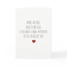 Cartão de Namorados de piada de matemática de nerd