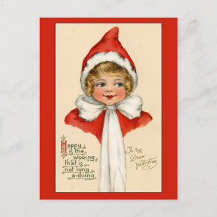 Cartão de Namorados Vitoriano para Crianças Bastan