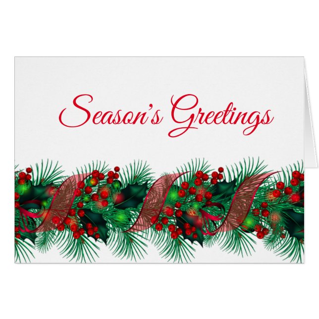 Cartão de Natal (Frente Horizontal)