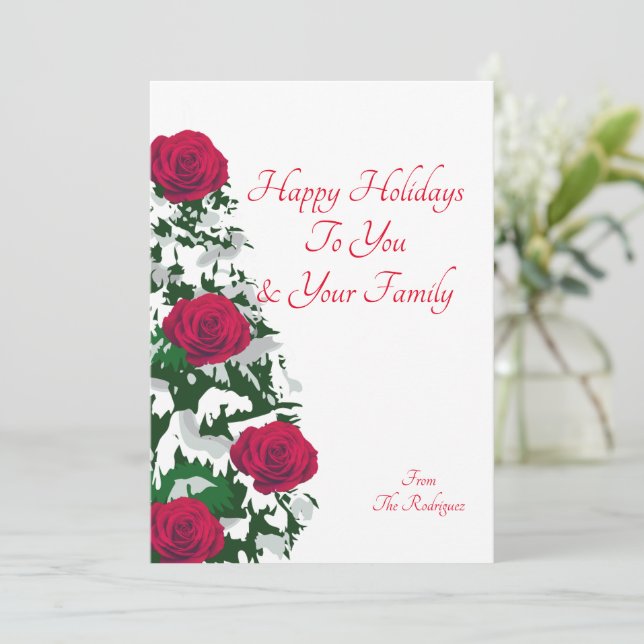 CARTÃO DE NATAL (Em pé/Frente)