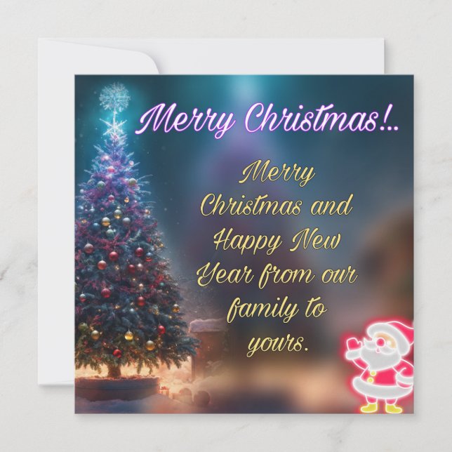 Cartão de Natal (Frente)