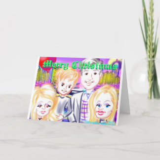 Cartão de Natal 12a das caricaturas