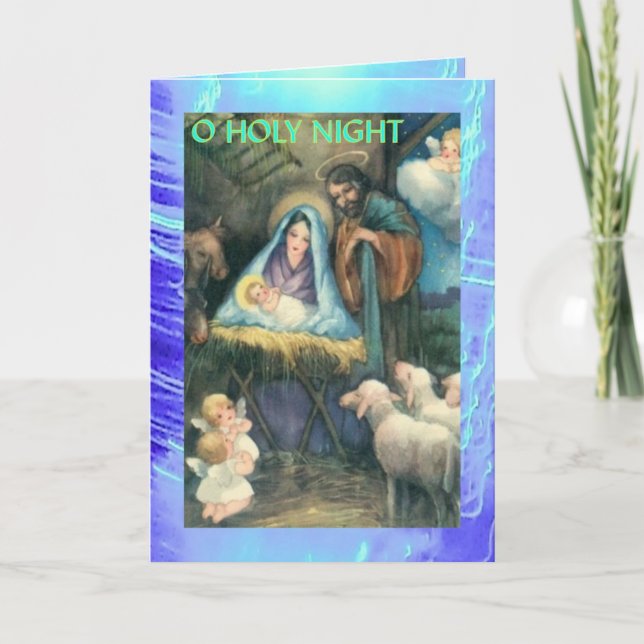 Cartão de Natal - 8 de 9 - Natividade Vitoriana (Frente)