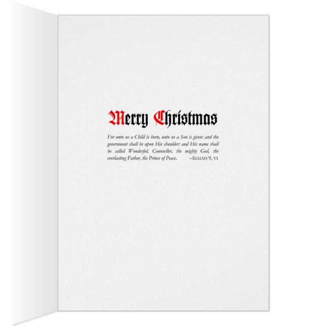 Cartão de Natal: A família santamente - nova para (Interior (direita))