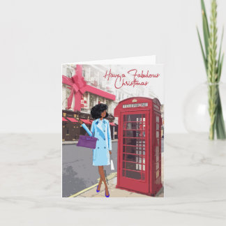 Cartão de Natal Afro-Americano