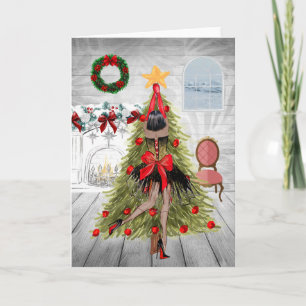 Cartão de Natal Afro-Americano