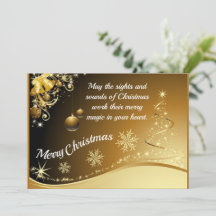 Cartão de natal ajustável