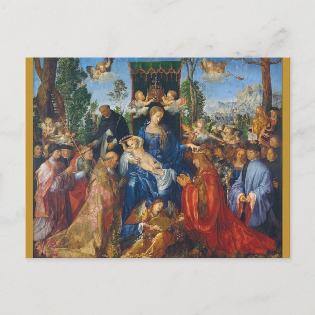 Cartão de Natal Albrecht Durer 1506 Cartão Postal (Frente)